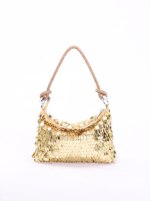 Glittering Sequins Rhinestones Knotted Hand-Held shoulder bag evening bag