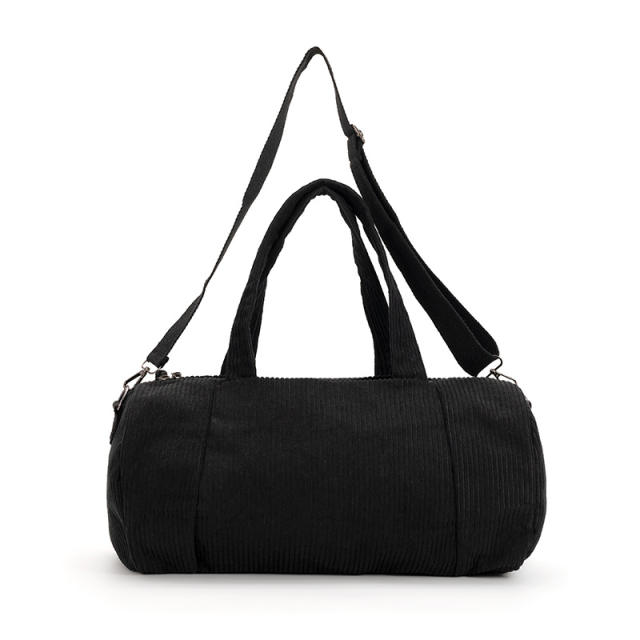 Large-Capacity Yoga Bag Sports Bag Fitness Corduroy Short-Distance Travel Bag