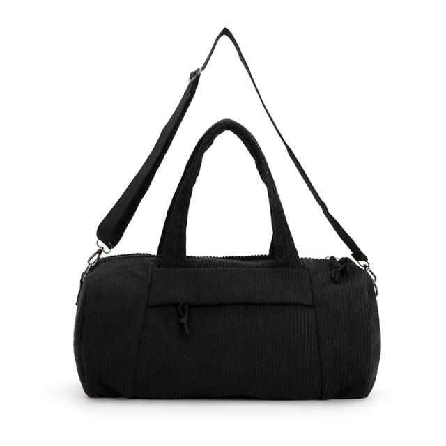 Large-Capacity Yoga Bag Sports Bag Fitness Corduroy Short-Distance Travel Bag