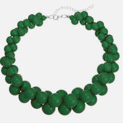 Acrylic Multi-Layered Beaded Necklace