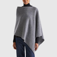 Winter Classic Popular Pure Color Windproof Plus Bar Scarf Cloak Shawl