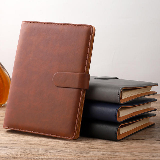 Detachable Loose-Leaf Notepad Business Office Meeting A5 Notebook Simple Stationery Book Gift Box Set