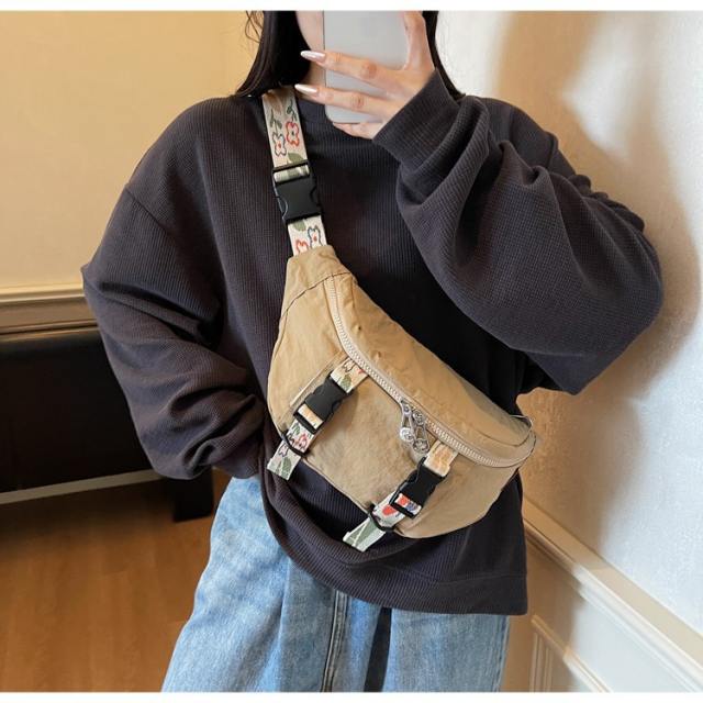 New Style Casual Chest Bag Nylon Dumpling Bag