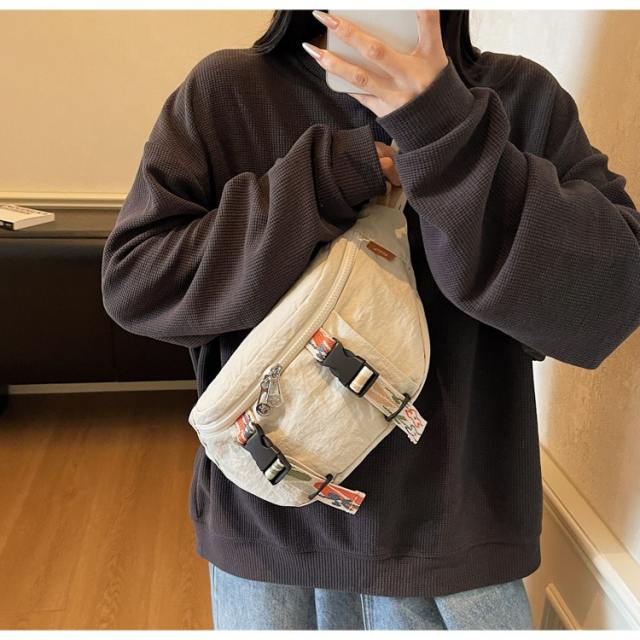 New Style Casual Chest Bag Nylon Dumpling Bag