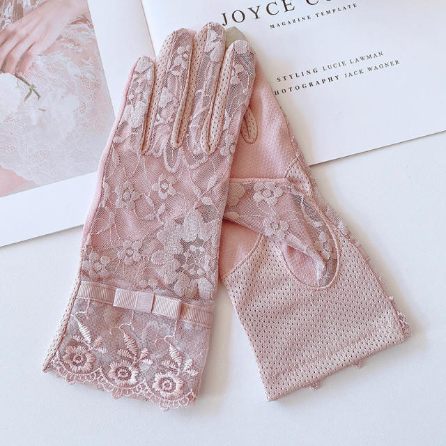 Summer Women's Lace Sun Protection UV Protection Gloves