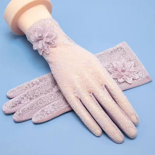 Summer Women's Lace Sun Protection UV Protection Gloves