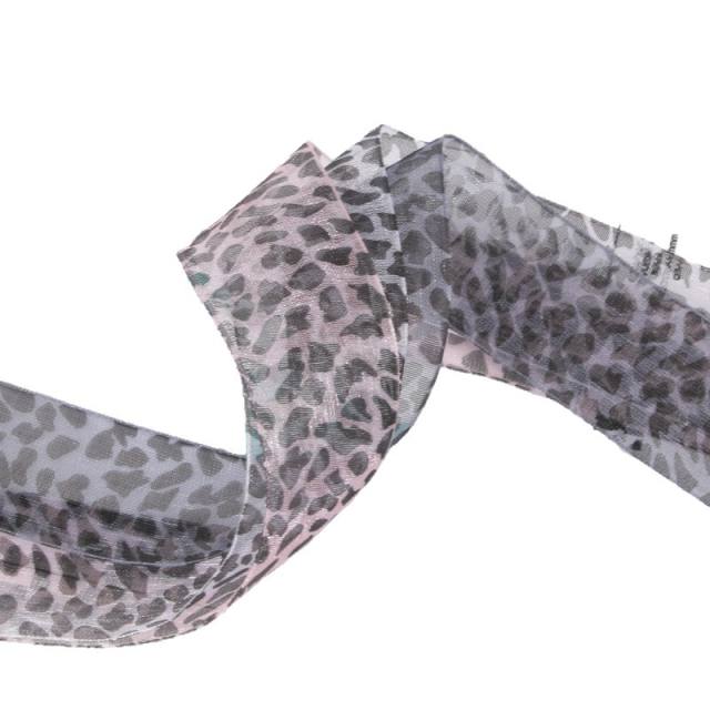 2.5cm /4cm Widened Shoelaces Leopard Print Pattern Ribbon Lace Shoelaces