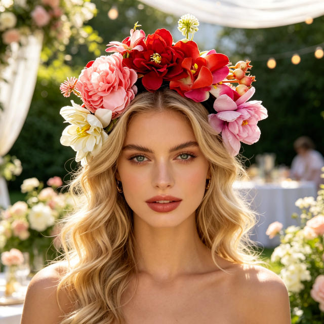 New Style Headbands Fashionable Artificial Flower Exquisite Headwear
