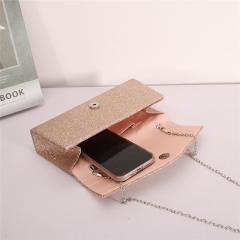 Ladies shiny evening bag envelope bag party dress bag