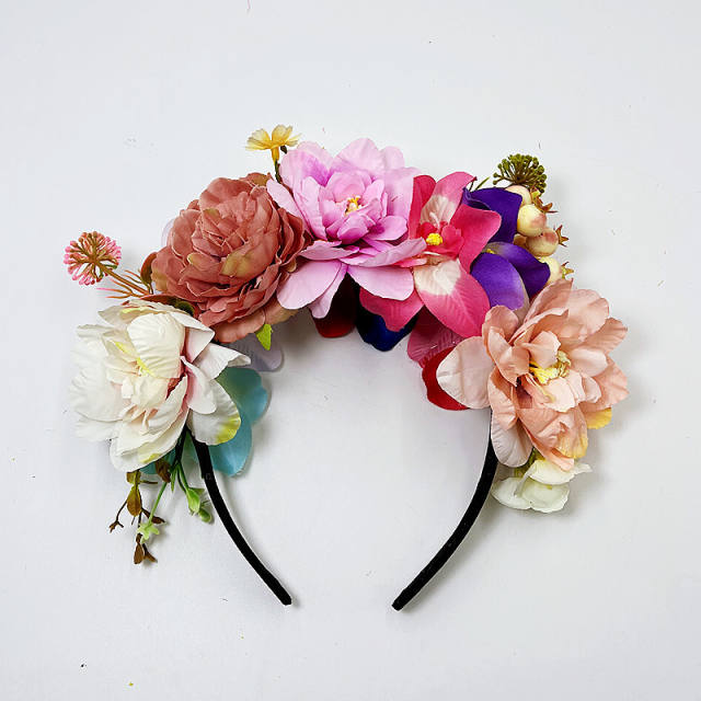 New Style Headbands Fashionable Artificial Flower Exquisite Headwear