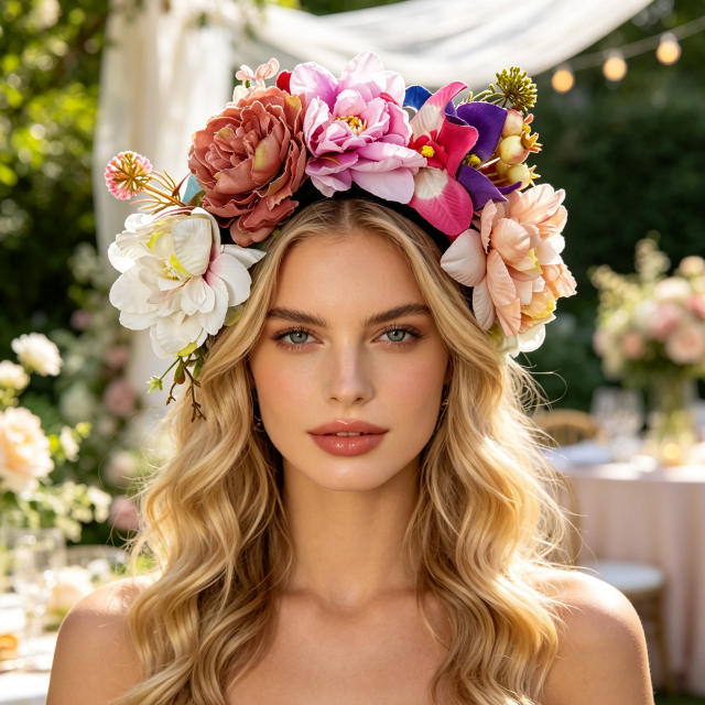 New Style Headbands Fashionable Artificial Flower Exquisite Headwear