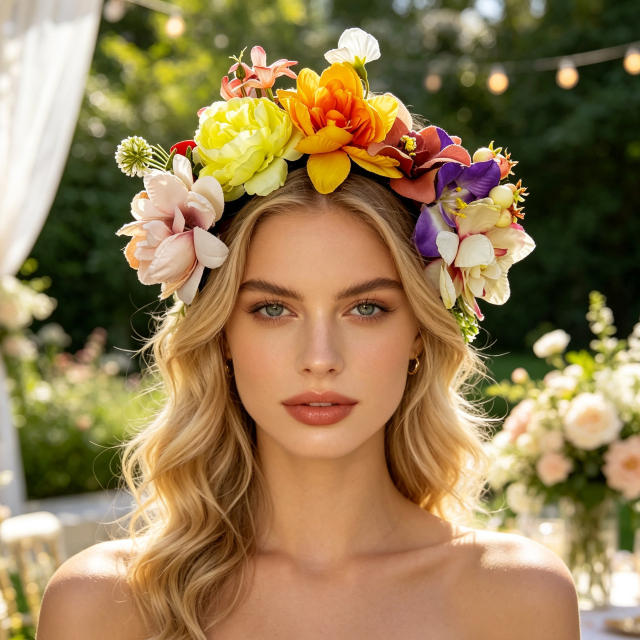 New Style Headbands Fashionable Artificial Flower Exquisite Headwear