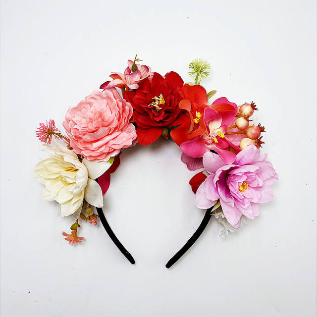 New Style Headbands Fashionable Artificial Flower Exquisite Headwear