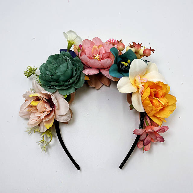 New Style Headbands Fashionable Artificial Flower Exquisite Headwear