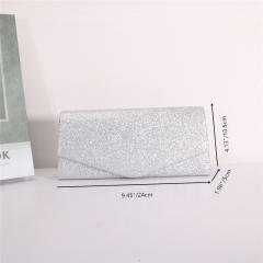 Ladies shiny evening bag envelope bag party dress bag