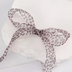 2.5cm /4cm Widened Shoelaces Leopard Print Pattern Ribbon Lace Shoelaces