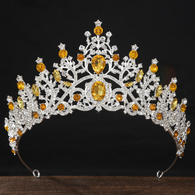 Light luxury alloy headpiece T-stage fashion show wedding hair accessory