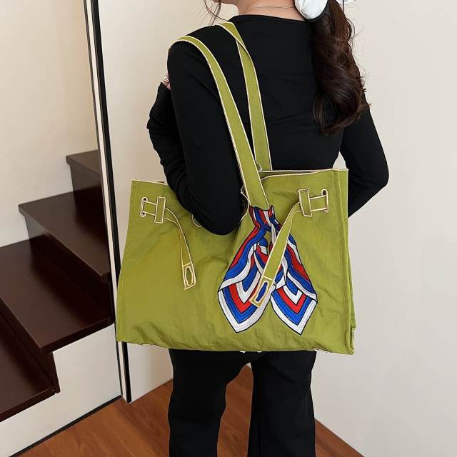 Japanese-Style Handbag Women's Shoulder Bag Tote Bag Large Capacity Shopping Bag Kelly Bag