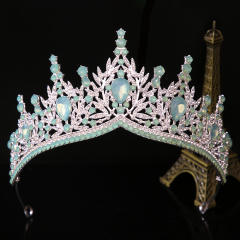 Bridal headwear wedding dress birthday party crown alloy rhinestone hair accessory