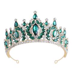 Bride Crown Alloy Horse Eye Rhinestone Queen Crown Bride Wedding Headwear