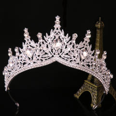 Bridal headwear wedding dress birthday party crown alloy rhinestone hair accessory