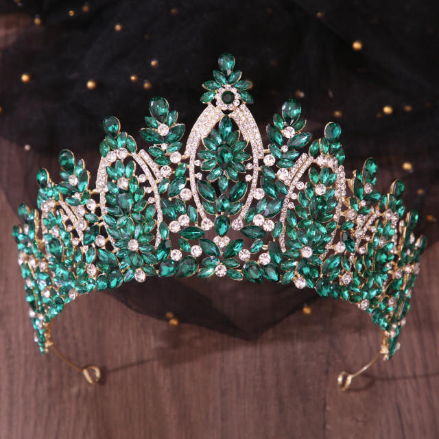 Bridal crowns full-diamond crowns photo studio hair accessories