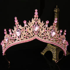 Bridal headwear wedding dress birthday party crown alloy rhinestone hair accessory