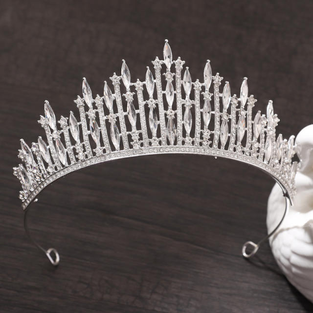 Bridal Crown Geometric Rhinestone Classy Rhinestone Headwear