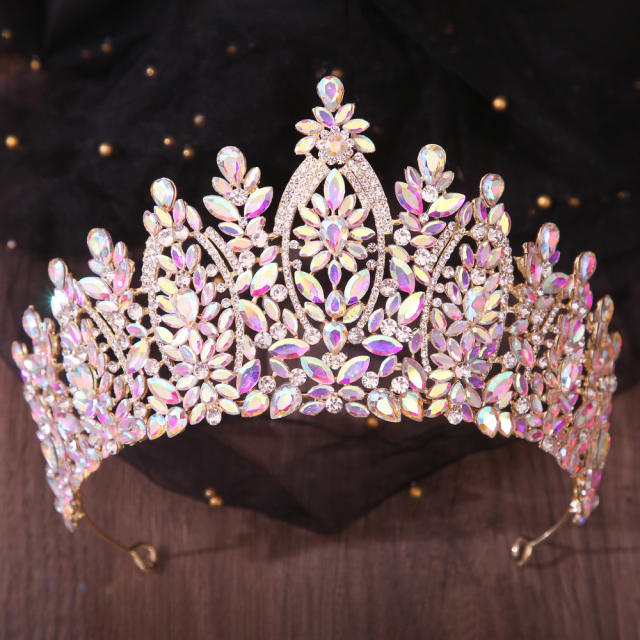 Bridal crowns full-diamond crowns photo studio hair accessories