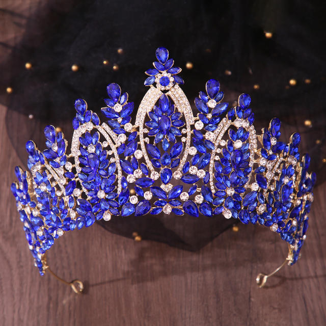 Bridal crowns full-diamond crowns photo studio hair accessories