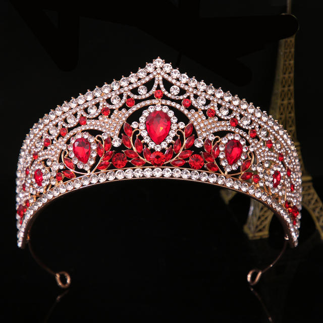Korean-Style Bridal Crown Party Birthday Dress Crown Alloy Rhinestone Headpiece