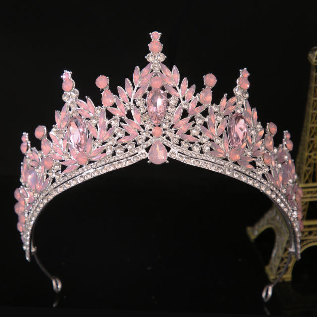 Korean-Style Bridal Crown Party Birthday Dress Crown Alloy Rhinestone Headpiece