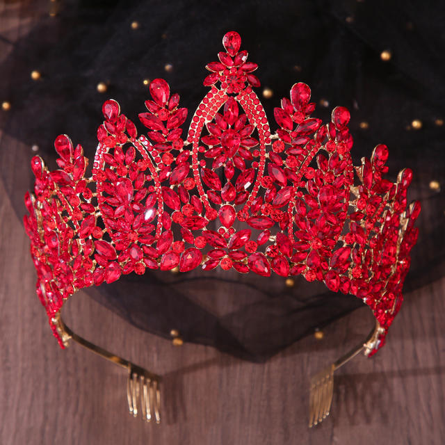 Bridal crowns full-diamond crowns photo studio hair accessories
