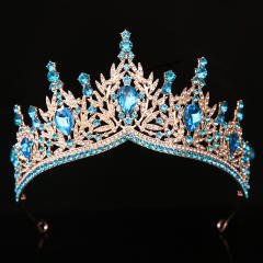 Bridal headwear wedding dress birthday party crown alloy rhinestone hair accessory