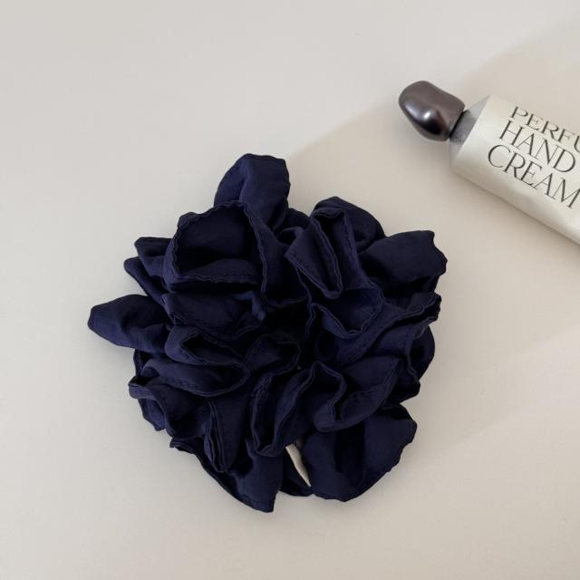 New style hydrangea fabric floral scrunchie