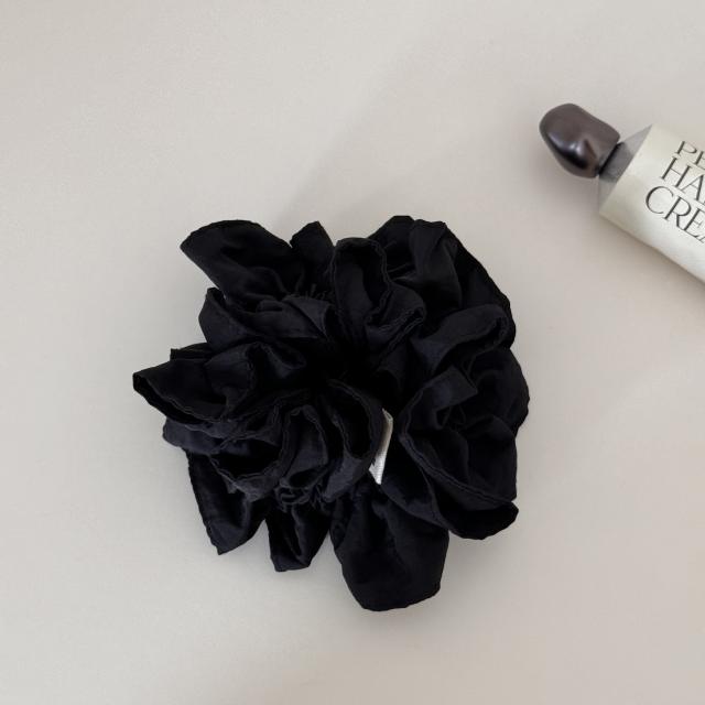 New style hydrangea fabric floral scrunchie