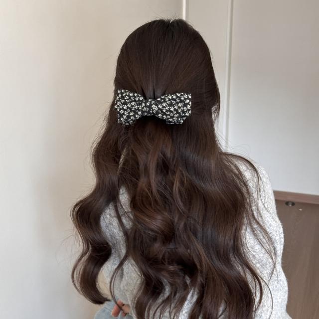 Korean style vintage floral hair clips banana hair clips