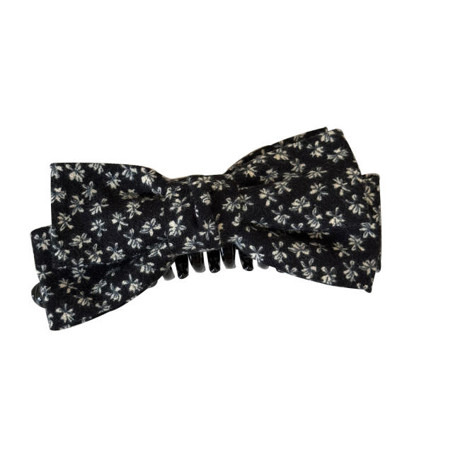 Korean style vintage floral hair clips banana hair clips