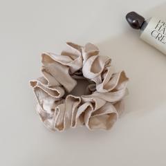 New style hydrangea fabric floral scrunchie