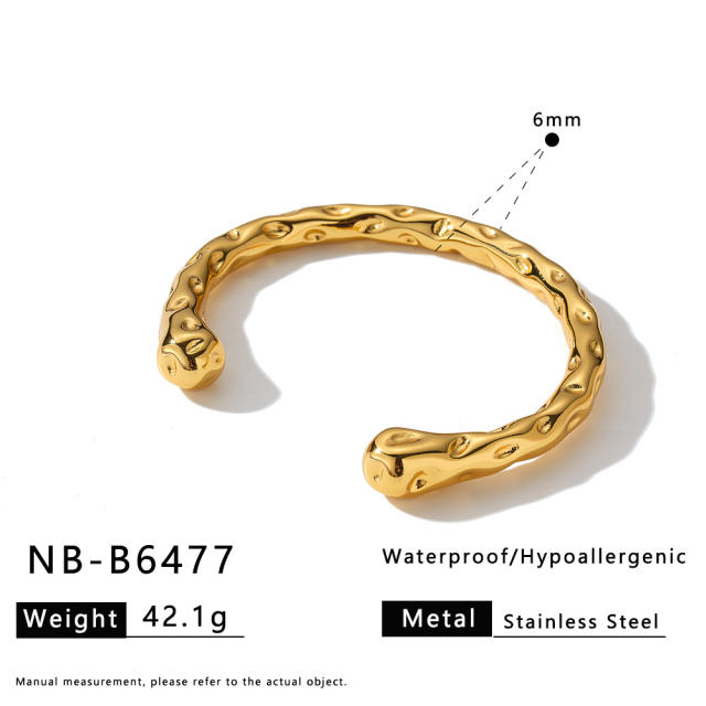 Exquisite Luxury Rhinestone-Encrusted Natural Stone Shiny Stainless Steel Bracelet