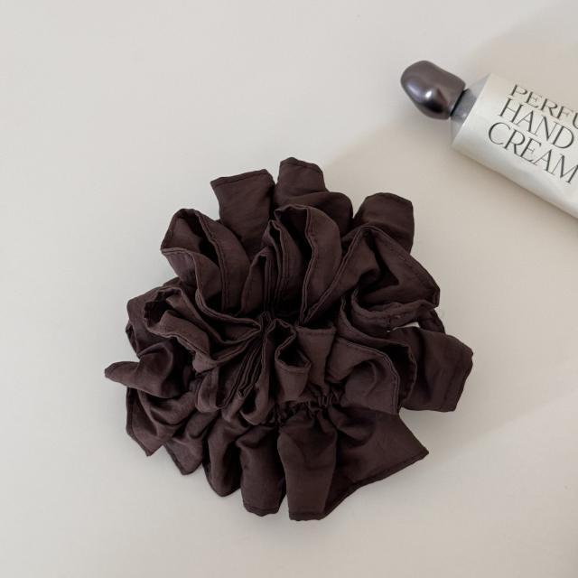 New style hydrangea fabric floral scrunchie