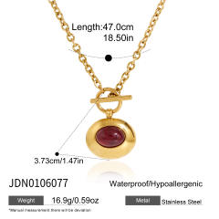 Autumn/Winter stainless Steel Necklace earrings set