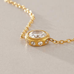 Original Adjustable Stainless Steel Bracelet geometric crystal bracelet