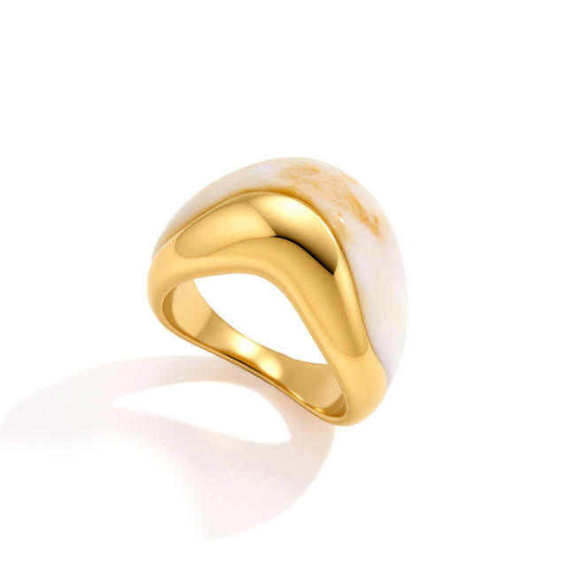 18KG resin mix stainless steel finger rings
