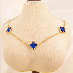 Lucky Four-Leaf Five-Flower Necklace stainless Steel Necklace