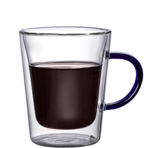 Double wall glass cups