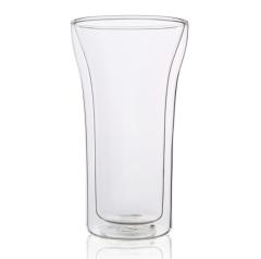 Double wall glass cups