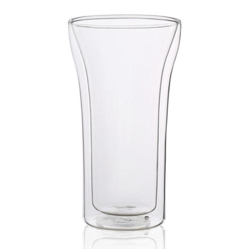 Double wall glass cups