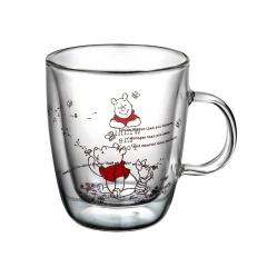 Double wall glass cups