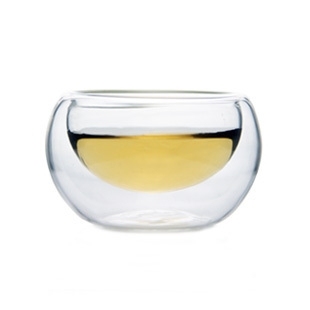Double wall glass cups